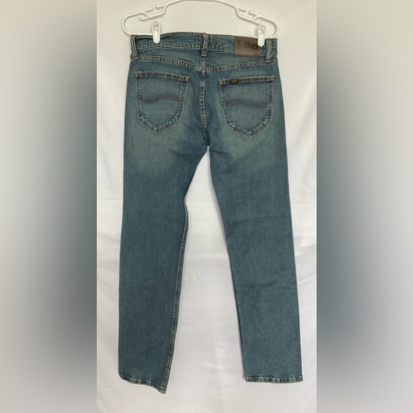 Lee Blue Slim Jeans with Subtle Fading - Picture 2 of 8